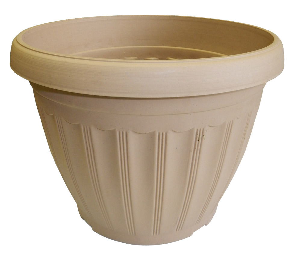 19.5 Inch Cascade Urn Sandstone - 8 per case - Decorative Planters